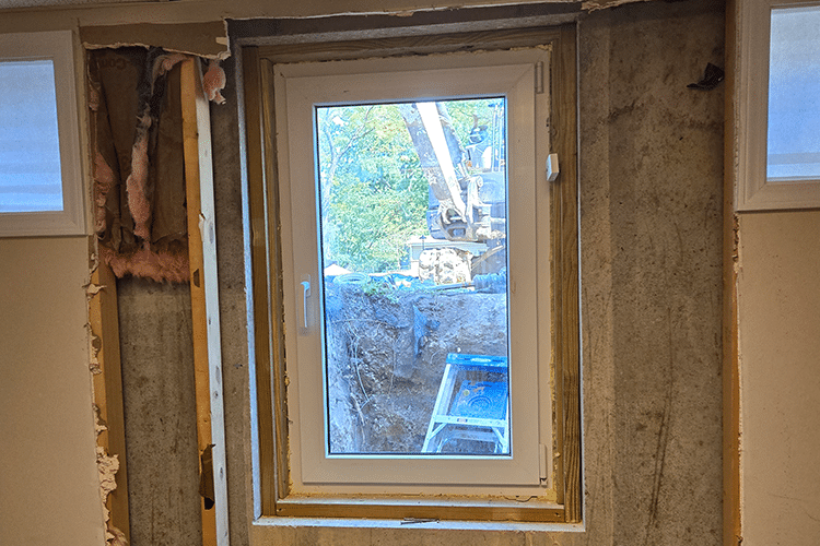 Egress Window Inside Installation St. Louis