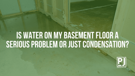 Is Water on My Basement Floor a Serious Problem or Just Condensation?