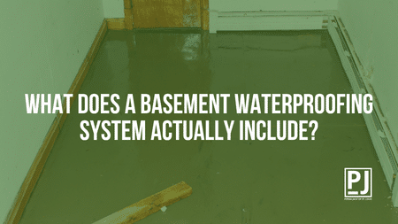 What Does a Basement Waterproofing System Actually Include?