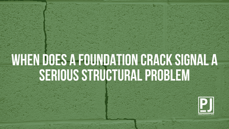When Does a Foundation Crack Signal a Serious Structural Problem