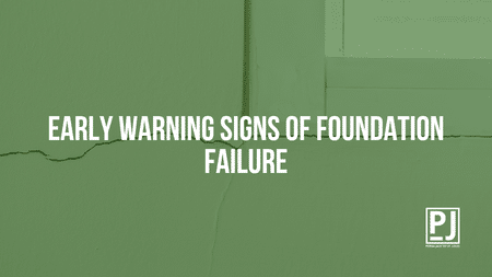 Early Warning Signs of Foundation Failure