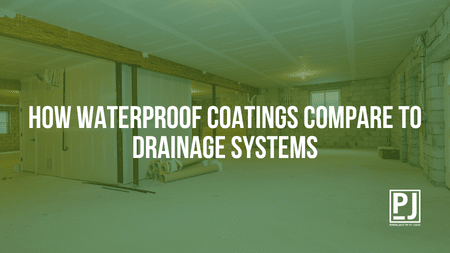 How Waterproof Paints and Coatings Compare to Complete Basement Drainage Systems